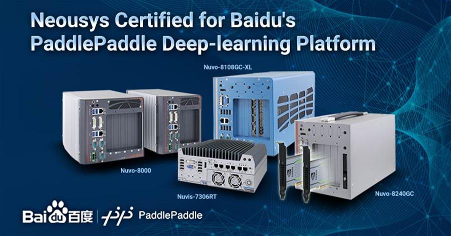 Baidu Grants Hardware Certification to Neousys Technology Computers for use with Deep-learning Platform PaddlePaddle