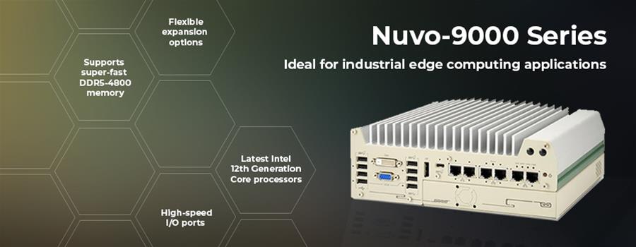 Nuvo-9000 Intel 12th Generation “Alder Lake” Rugged Embedded Computer 