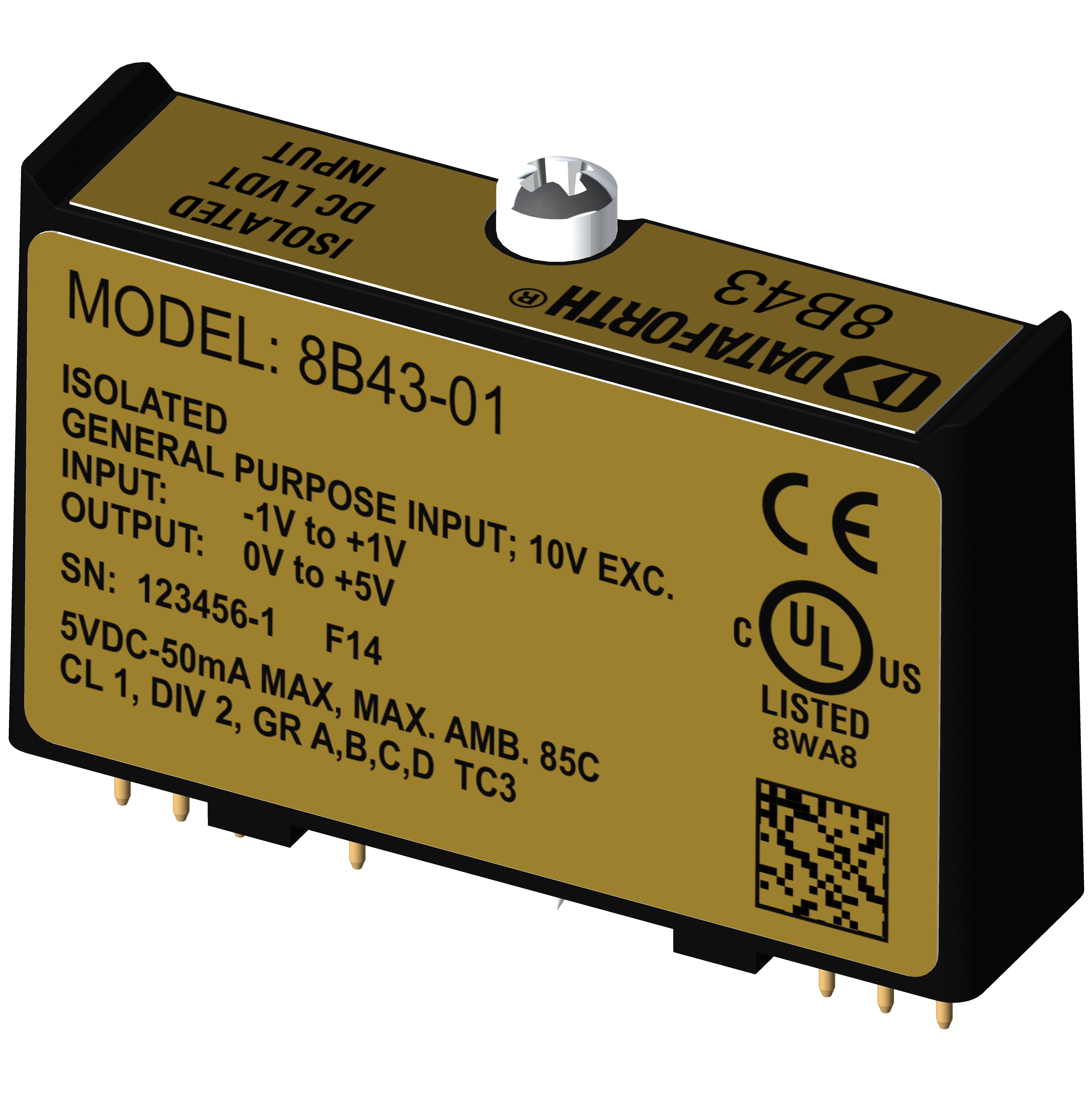 8b43 dc lvdt input module impulse embedded limited