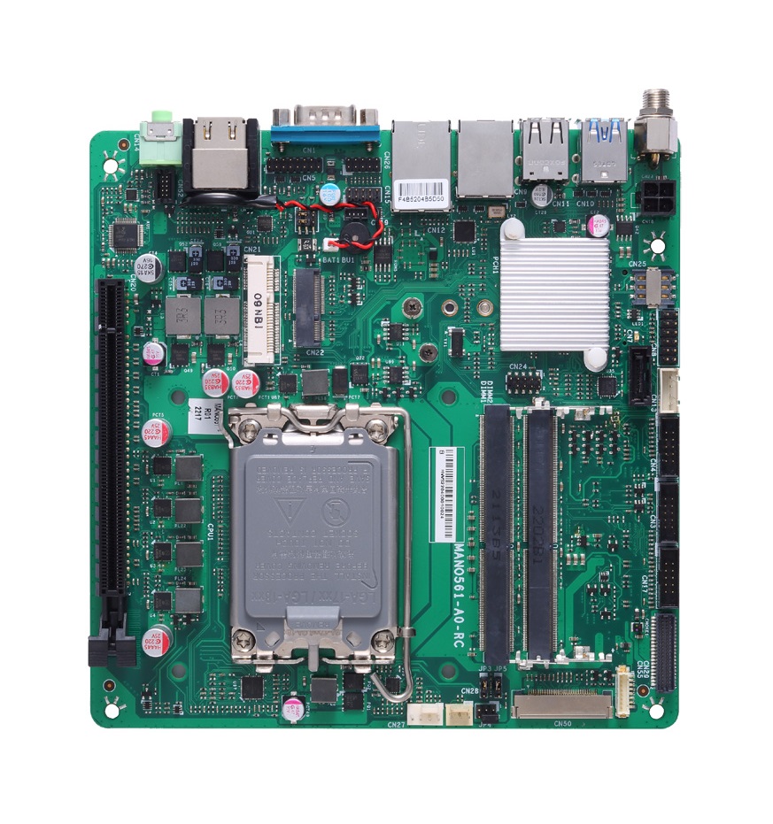 MANO561 Intel 12th Gen Thin MiniITX Motherboard · Impulse Embedded Limited