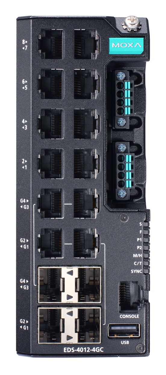 EDS-4012-4GC front I/O