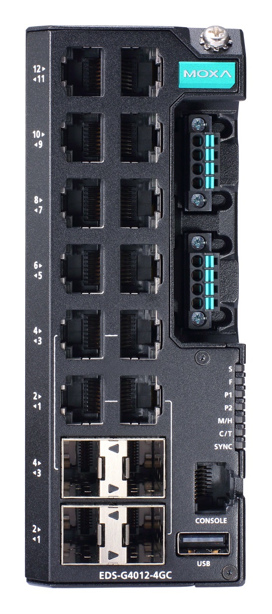 EDS-G4012-4GC front i/o