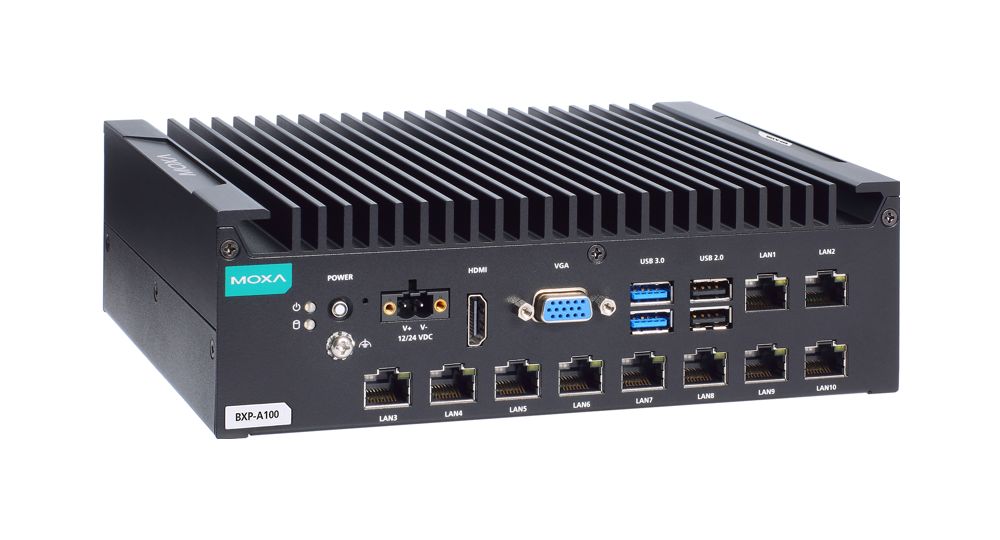 BXP-A100 with 10x LAN and 2x Serial 
