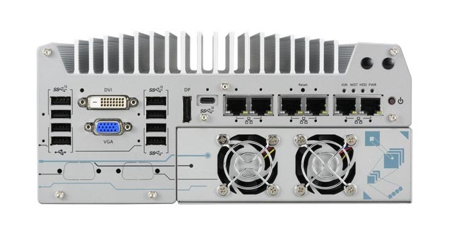 Nuvo-9160GC front i/o