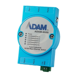 ADAM-6520 Unmanaged Industrial Ethernet Switch
