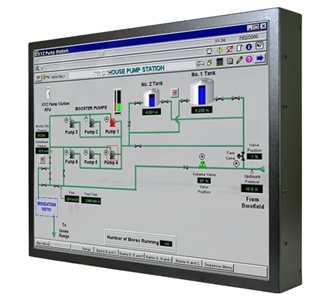 R19L300-CHM1-DVI Wall-mount Industrial LCD Display