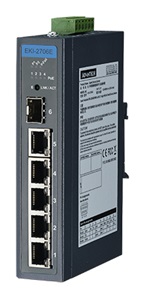 EKI-2706E-1GFP Unmanaged Industrial PoE Switch