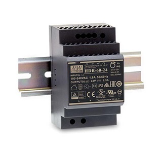 HDR-60-24 : IN STOCK : Mean Well DIN-rail Power Supply