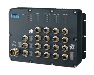 EKI-9516E-8GMPW EN50155 Managed Ethernet Switch