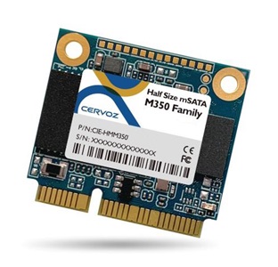 CIE-HMM350TMD256GS : IN STOCK : Industrial Half-Size mSATA SSD